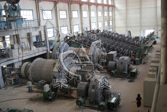 磨礦車間現(xiàn)場(chǎng)