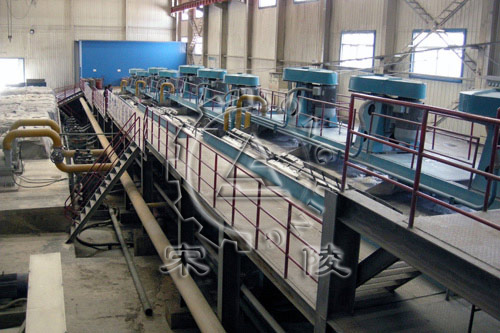 浮選設(shè)備生產(chǎn)現(xiàn)場(chǎng)